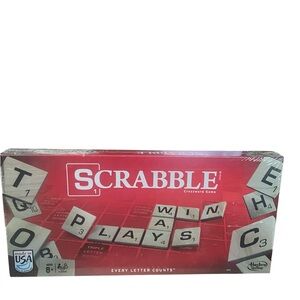 Scrabble Board Game – Classic Crossword Puzzle Game – New Factory Sealed